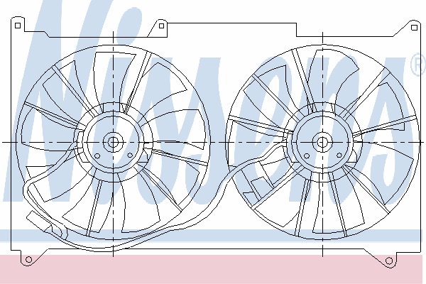 Difusor de radiador, ventilador de refrigeración, condensador del aire acondicionado, completo con motor y rodete Lexus RX (U3_)