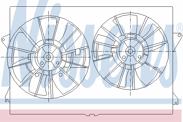 Ventilador de refrigeración 85393 Nissens