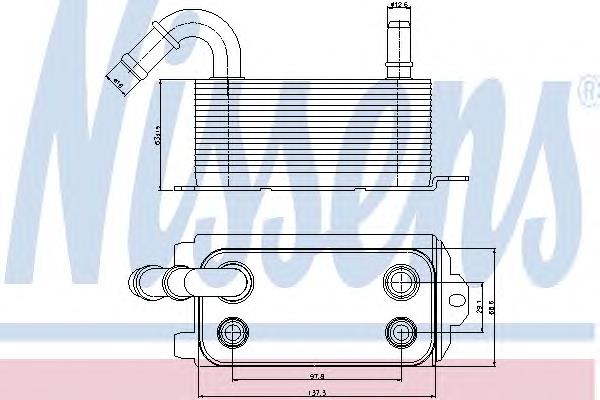 Radiador de refrigeración de la transmisión Nissens 90661 precio, desde 52,17 EUR