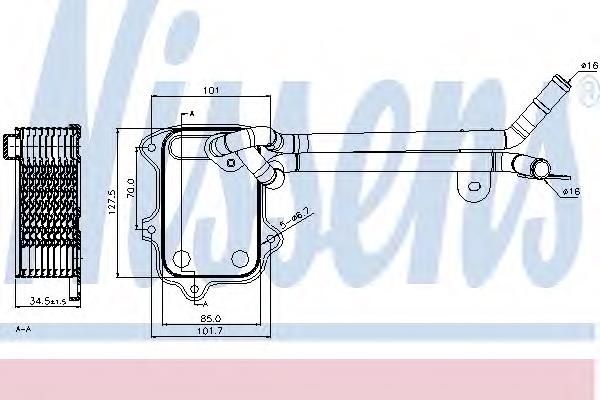 Comprar 90679 Nissens Radiador de aceite