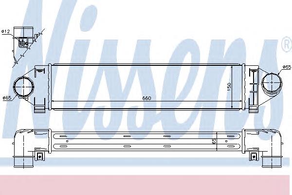 Intercooler 96561 Nissens