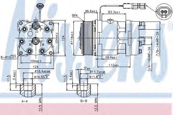 Compresor ac Nissens 89459 precio, desde 232,67 EUR