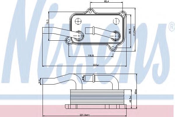 Comprar 90599 Nissens Radiador de aceite