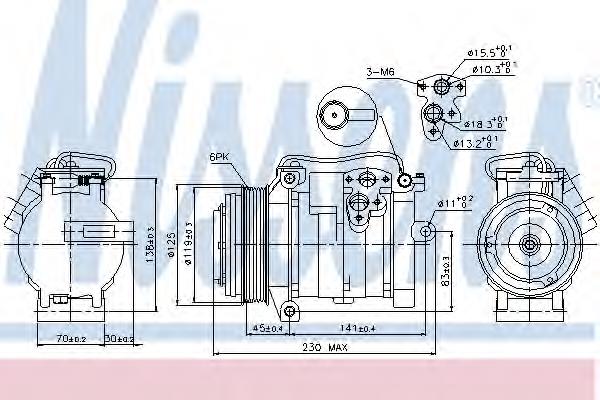 89315 Nissens Compresor climatizador