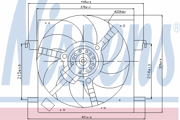 Difusor de radiador, ventilador de refrigeración, condensador del aire acondicionado, completo con motor y rodete para Ford Ka (RBT)