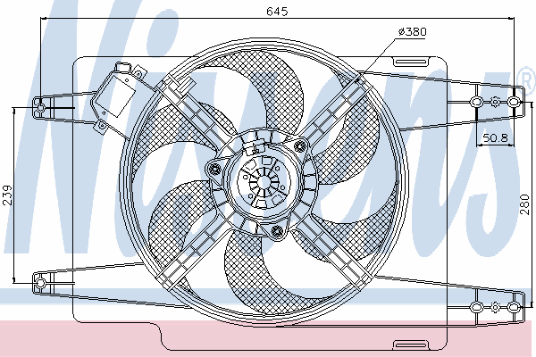 Ventilador del motor para Alfa Romeo 166 (936)