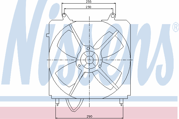 Rodete ventilador, aire acondicionado 85098 Nissens