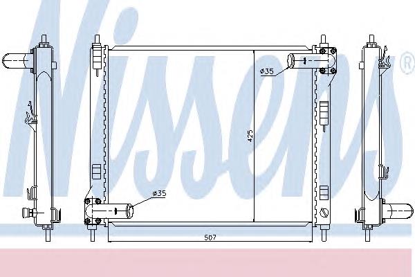 Água radiador Nissan/Infiniti 2141001G10 precio, desde 108,43 EUR