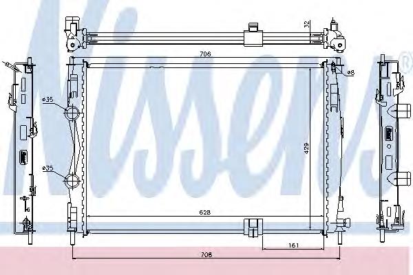 Comprar 67361 Nissens Radiador de auto