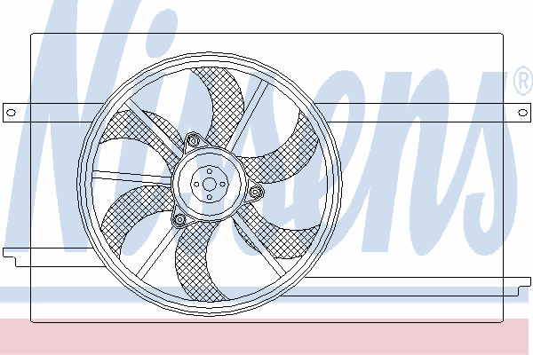 Ventilador del motor 85593 Nissens