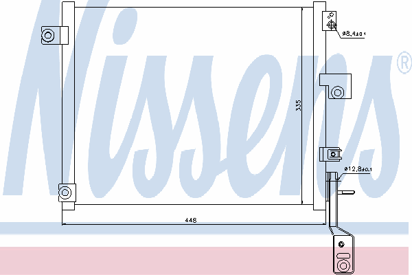 940171 Nissens condensador aire acondicionado