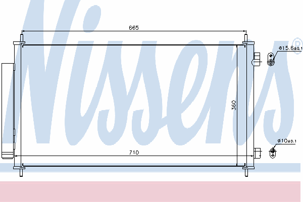 Comprar 940163 Nissens Condensador de aire acondicionado