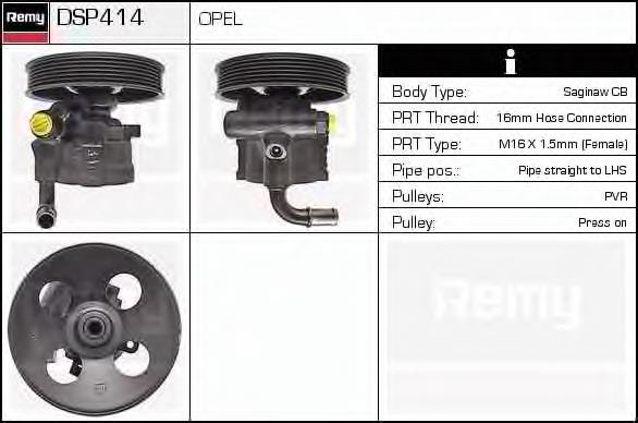 DSP414 Delco Remy bomba hidráulica de dirección