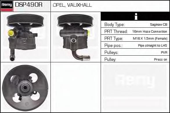 DSP490R Delco Remy bomba hidráulica de dirección