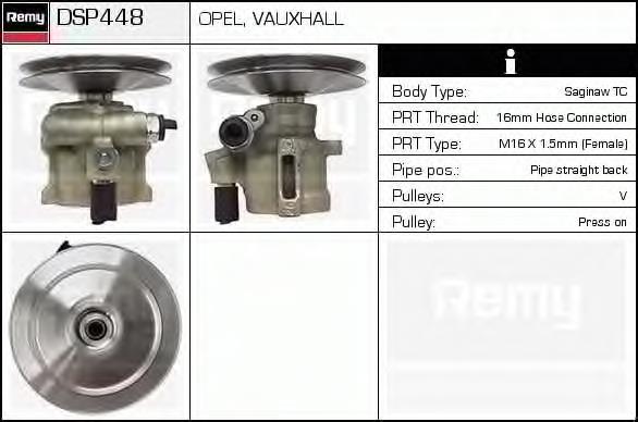 DSP448 Delco Remy bomba hidráulica de dirección