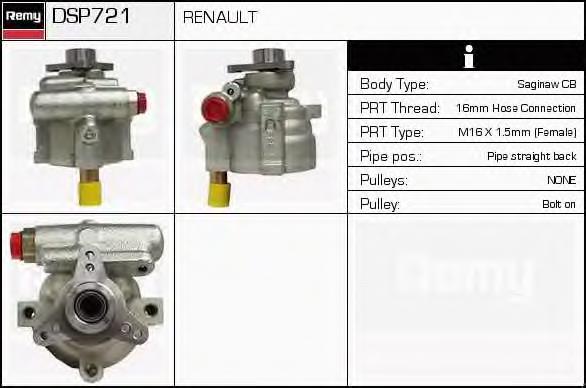 DSP721 Delco Remy bomba hidráulica de dirección