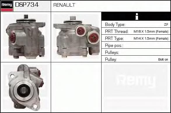 DSP734 Delco Remy bomba hidráulica de dirección