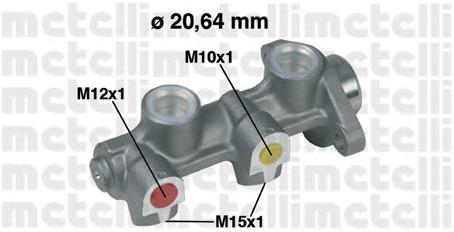 Cilindro maestro de frenos Metelli 050180 precio, desde 48,91 EUR