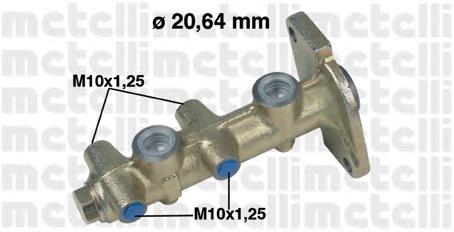 Cilindro principal de freno 050090 Metelli