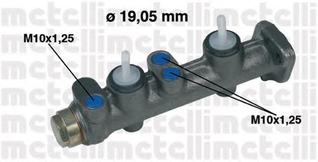 050009 Metelli Cilindro principal de frenos