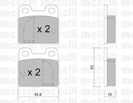 Comprar Pastillas de freno traseras Giulietta  116