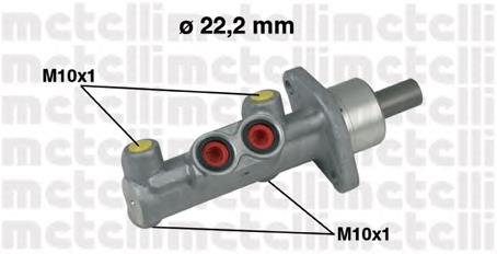 Cilindro principal de freno 050637 Metelli