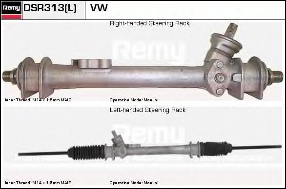 DSR313L Delco Remy cremallera de dirección