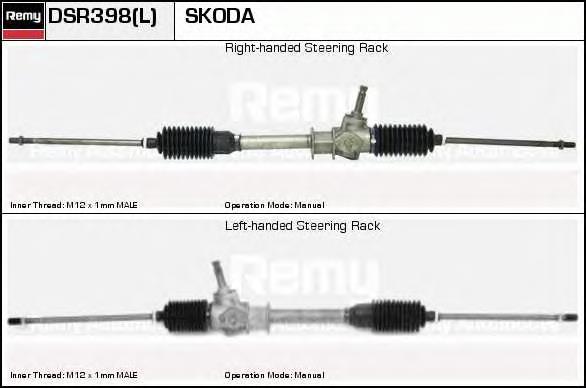 DSR398L Delco Remy cremallera de dirección