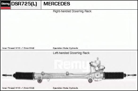 DSR725L Delco Remy cremallera de dirección