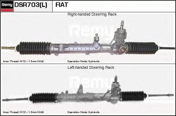 DSR703L Delco Remy cremallera de dirección