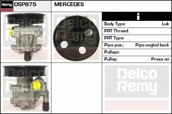 DSP975 Delco Remy bomba hidráulica de dirección