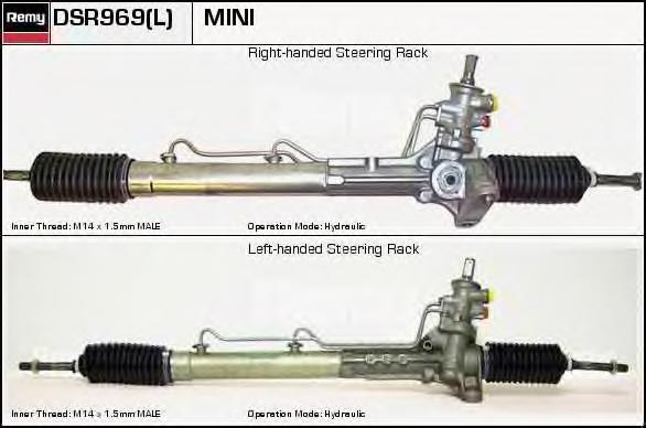 DSR969L Delco Remy cremallera de dirección