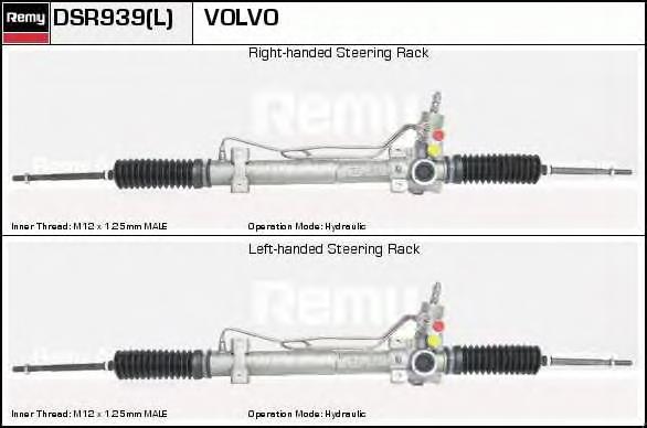 DSR939L Delco Remy cremallera de dirección