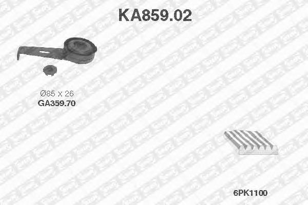 Correa de transmisión, completo KA85902 SNR