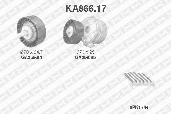 VKMA33095 SKF correa de transmision, juego completo