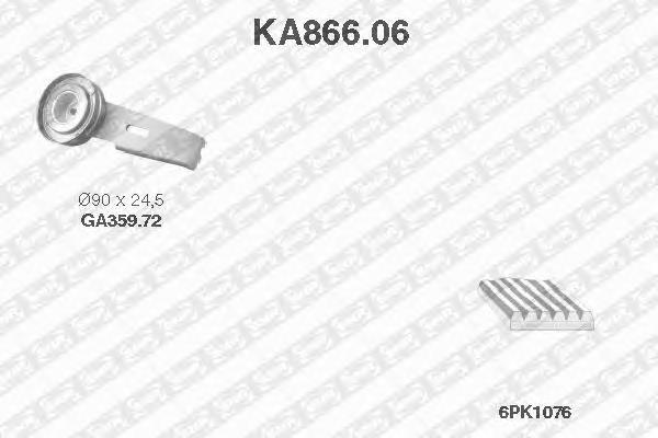 Correa De Transmision, juego completo KA86606 SNR