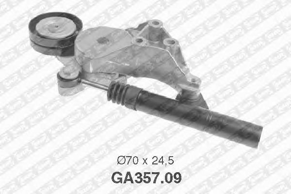 Tensor de la correa trapecial poli v SNR GA35709