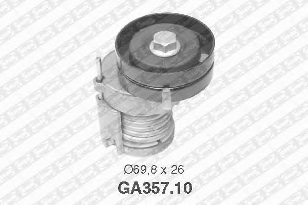 Tensor de la correa trapecial poli v SNR GA35710