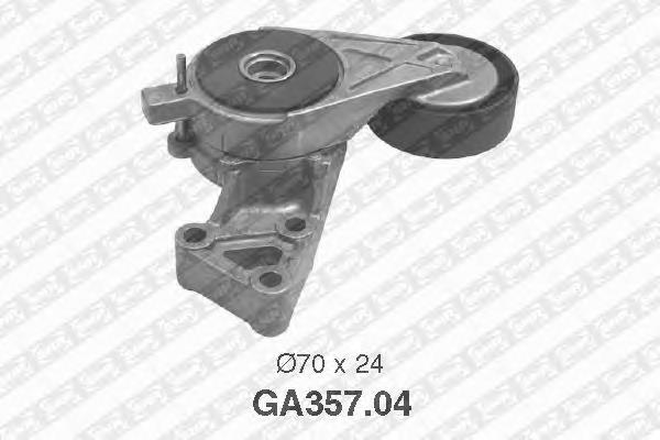 Tensor de la correa trapecial poli v SNR GA35704