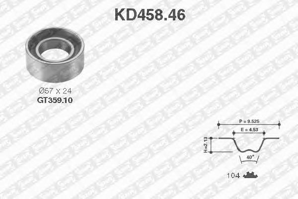 KD45846 SNR rodillo, cadena de distribución