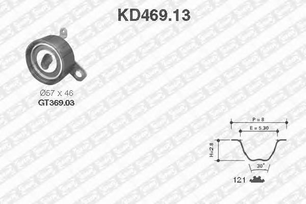 KD469.13 SNR kit de correa de distribución
