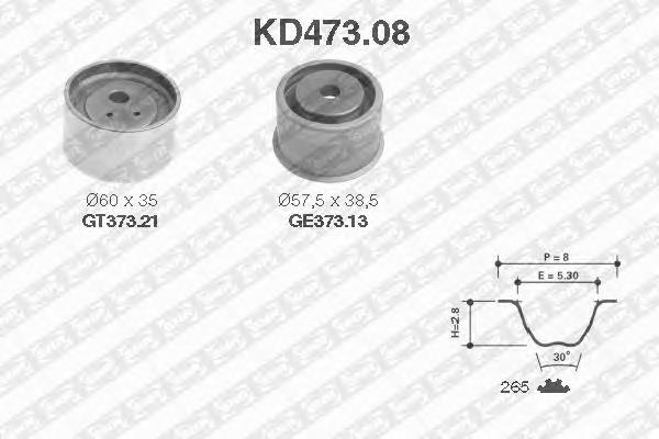 Kit correa de distribución KD47308 SNR