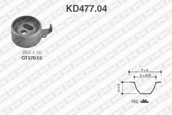 KD47704 SNR Kit correa de distribución