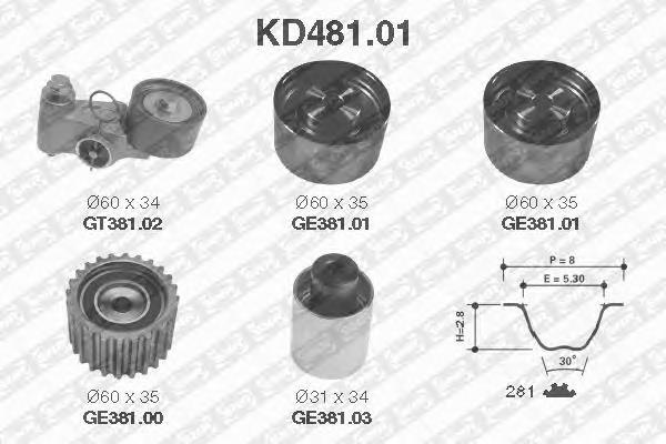 Comprar KD48101 SNR Kit de correa de distribución
