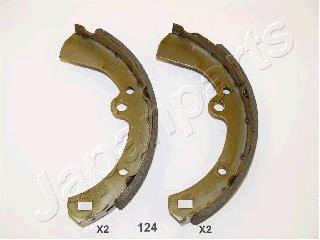 Zapatas de frenos de tambor traseras GF124AF Japan Parts