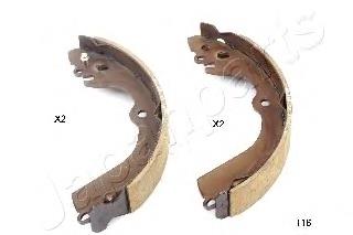 GF116AF Japan Parts Zapatas de freno de tambor traseras