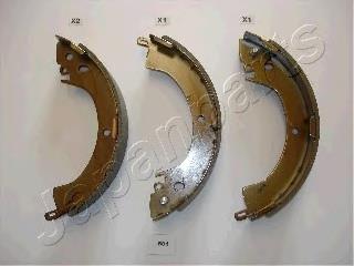 GF501AF Japan Parts Zapatas de freno de tambor traseras