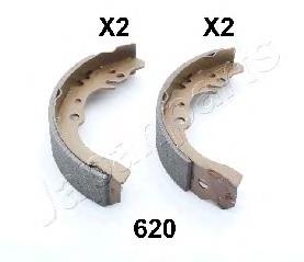 Zapatas de frenos de tambor traseras GF620AF Japan Parts