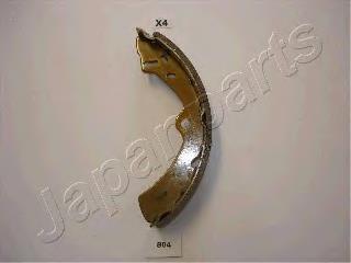 Zapatas de frenos de tambor traseras GF804AF Japan Parts