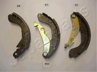 Zapatas de freno traseras Japan Parts GFW03AF